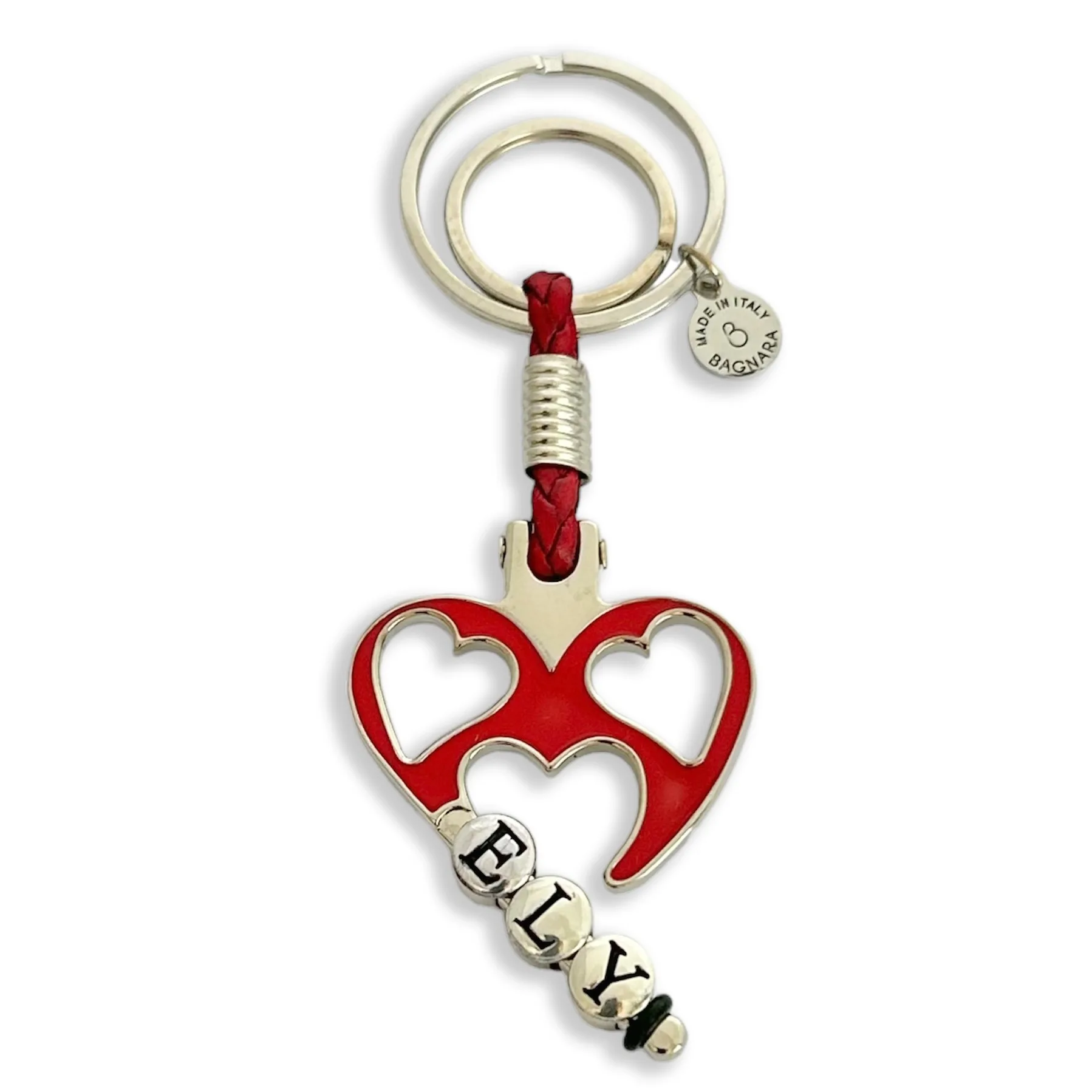 portachiavi-personalizzato-Cuore Smaltato