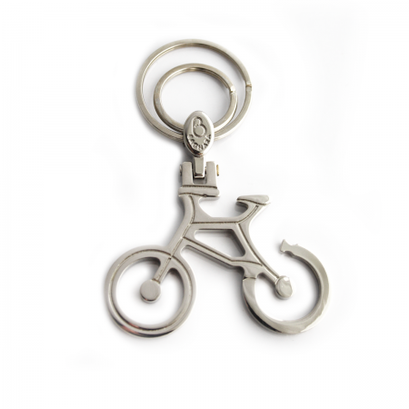 PORTACHIAVI PERSONALIZZABILE A FORMA DI BICICLETTA