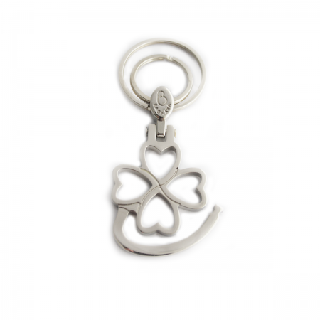 CUSTOMIZABLE FOUR-LEAF CLOVER SHAPED KEYHOLDER