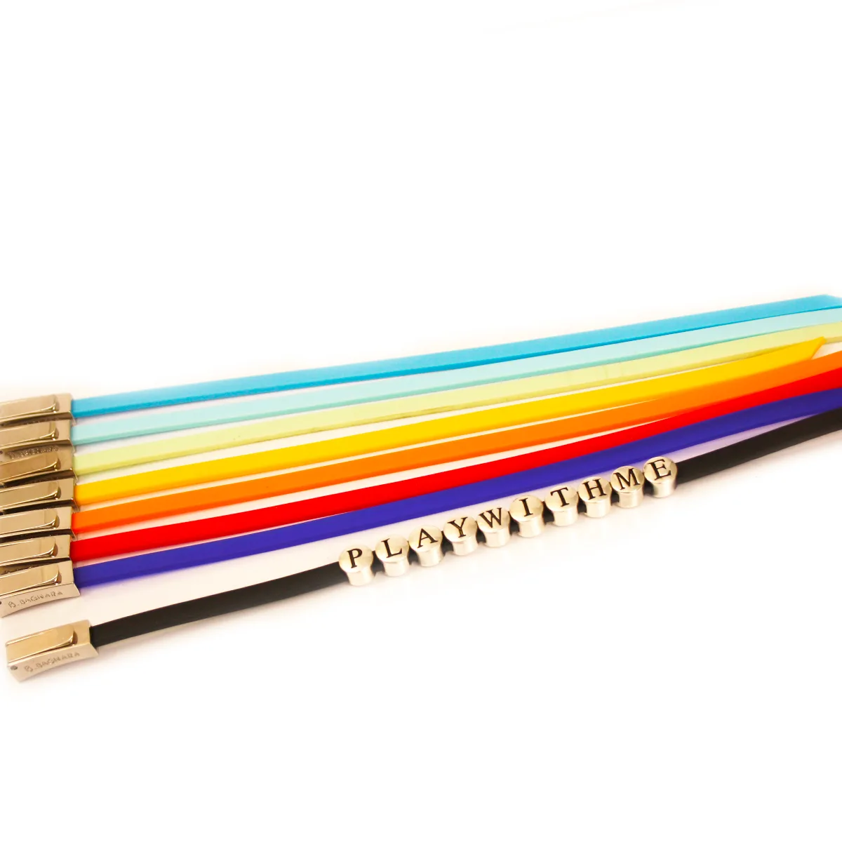 bracciale personalizzabile in caucciù