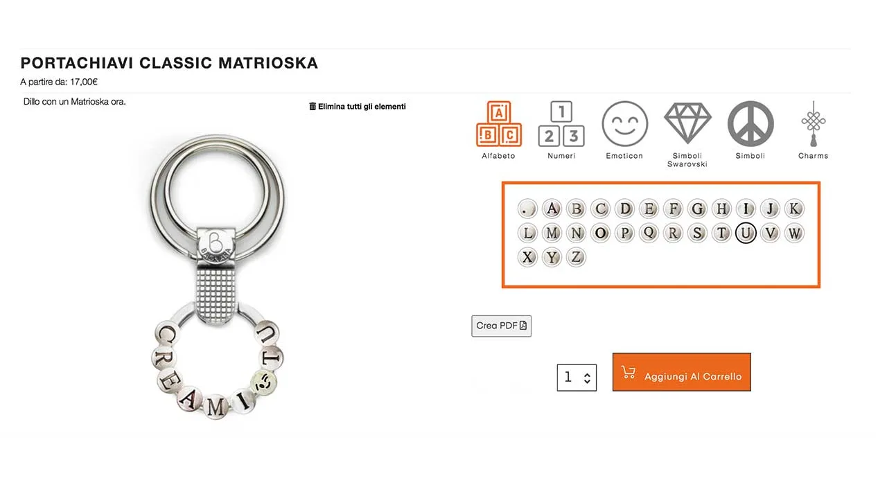 personalizzazione degli accessori moda