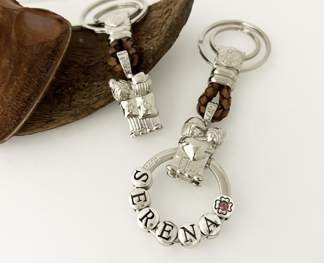 portachiavi 3D Personalizzabile in Pelle Innamorati