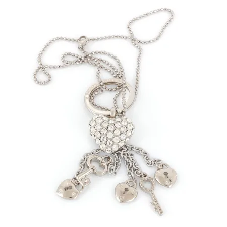 Portachiavi cuore swarovski