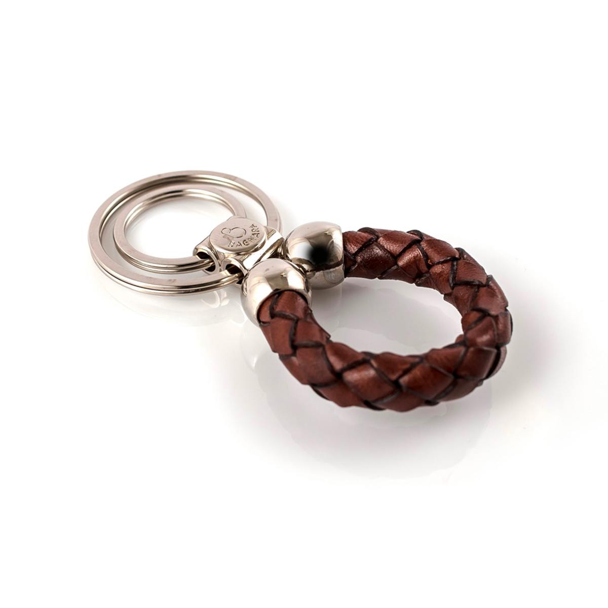 portachiavi intrecciato di pelle